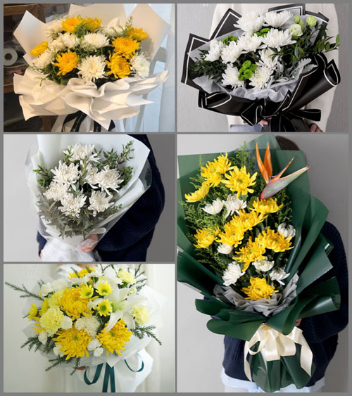 广东肇庆市广宁县赤坑镇洲仔村白事花束代送